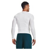 Under Armour UA HG Armor Comp LS- Blanco - Hombre
