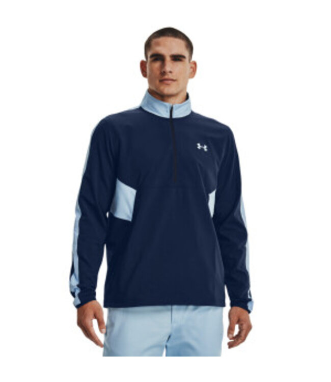 Under Armour UA Storm Windstrike HZ-Academy / Donker Blauw / Licht Blauw