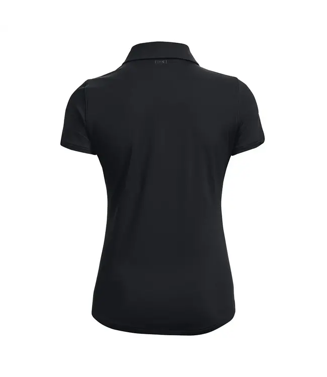 Under Armour UA Zinger Polo SS-Zwart / Licht Grijs / Metallic Zilver / Dames / Golf