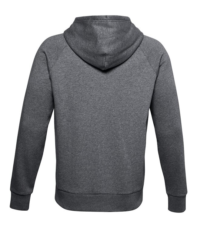 Under Armour Rival Fleece FZ Hoodie-Pitch Grijs Light Heather - Heren