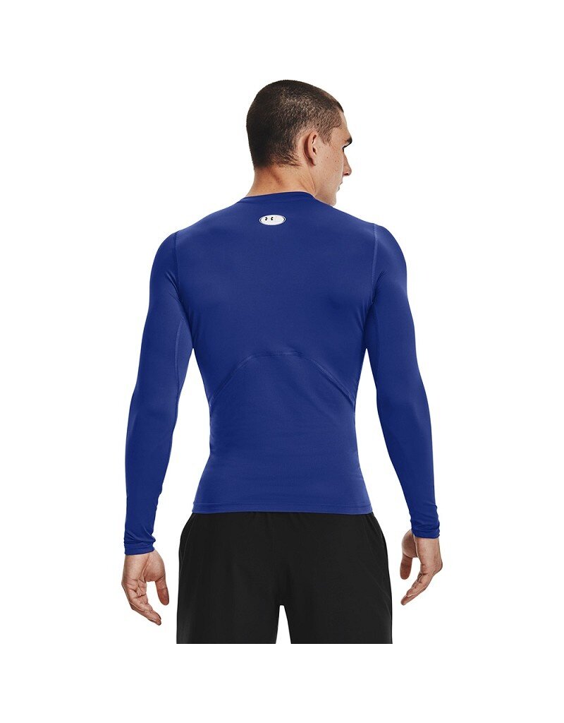 Under Armour UA HG Armor Comp LS- Royal / / Blanc