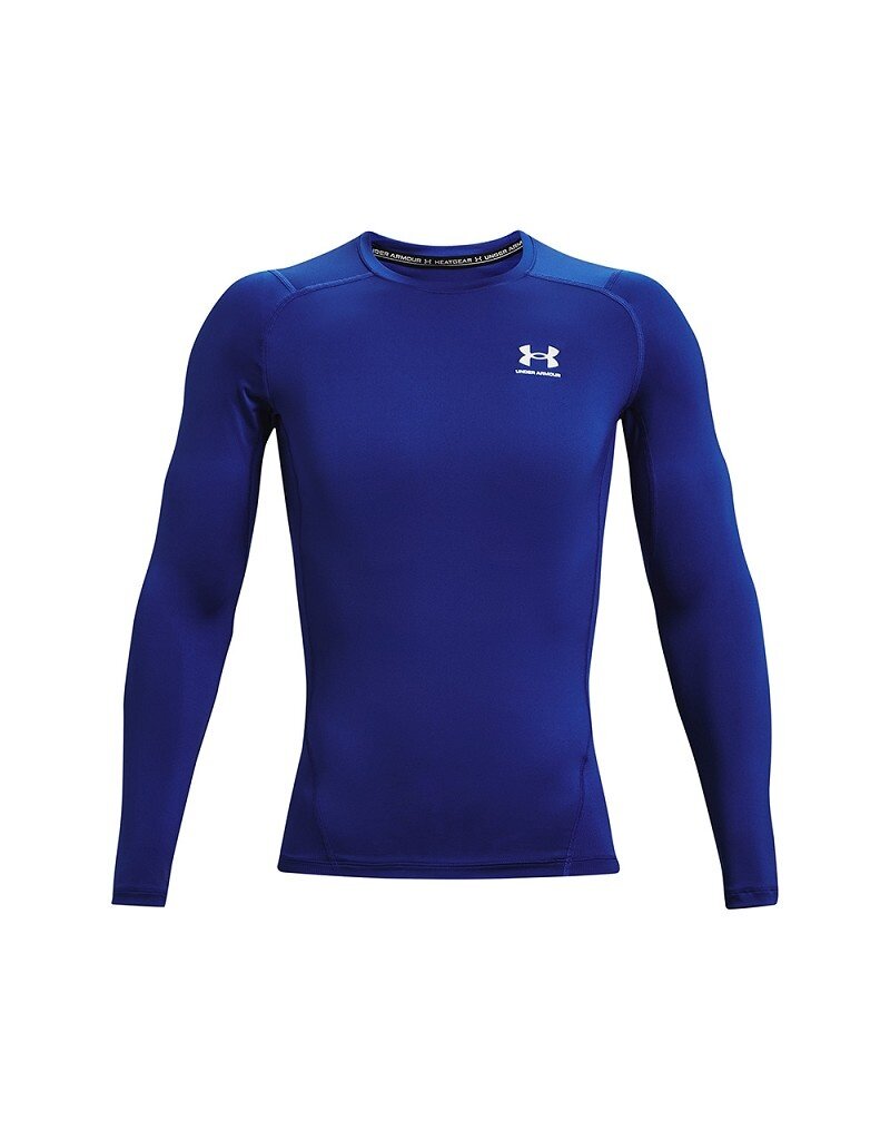 Under Armour UA HG Armor Comp LS- Royal / / Blanco