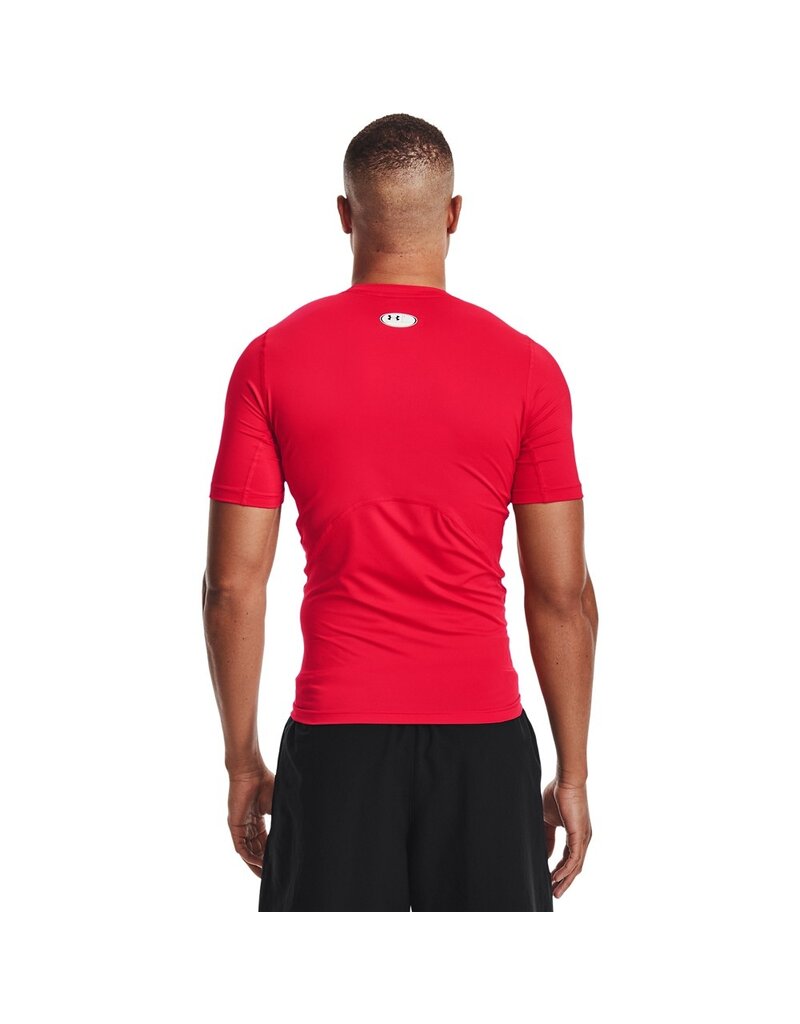 Under Armour UA HG Armor Comp SS-Rot - Männer