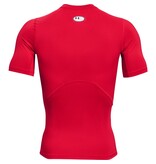 Under Armour Herenshirt HeatGear® Armour met korte mouwen - Rood Compressie T-shirt