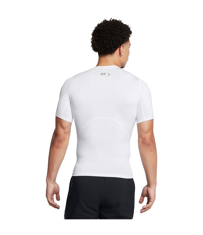 Under Armour UA HG Armor Comp SS - Blanc - Homme