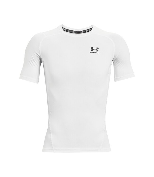 Under Armour UA HG Armor Comp SS - Blanc - Homme