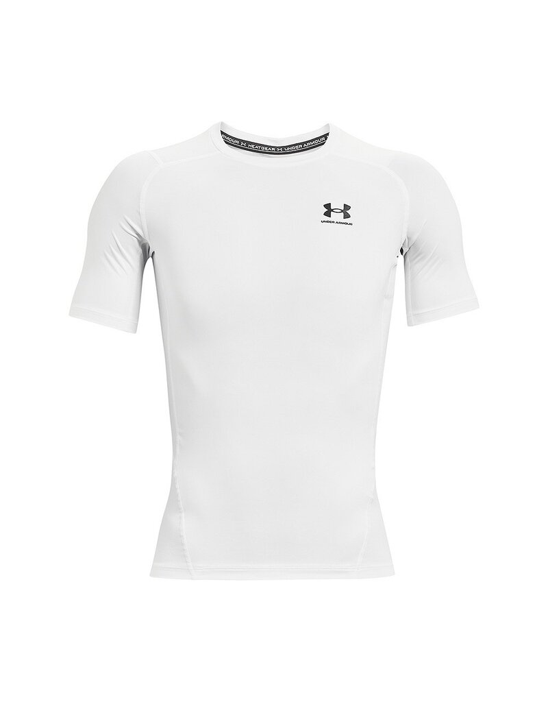 Under Armour Herenshirt HeatGear® Armour met korte mouwen - Wit