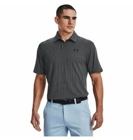 Under Armour UA T2G Printed Polo / Zwart / Wit