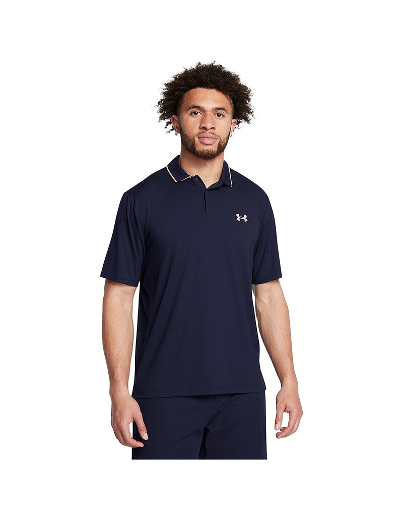 Under Armour UA Iso-Chill Polo-Donker Blauw / Oranje