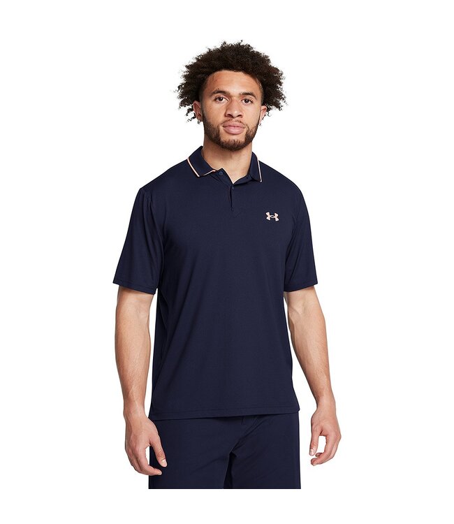 Under Armour UA Iso-Chill Polo-Donker Blauw / Oranje