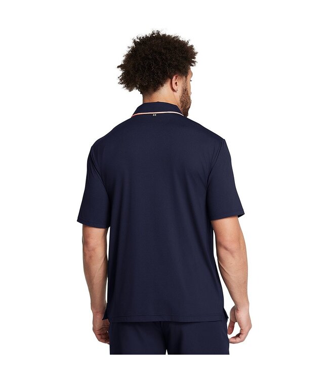 Under Armour UA Iso-Chill Polo-Donker Blauw / Oranje