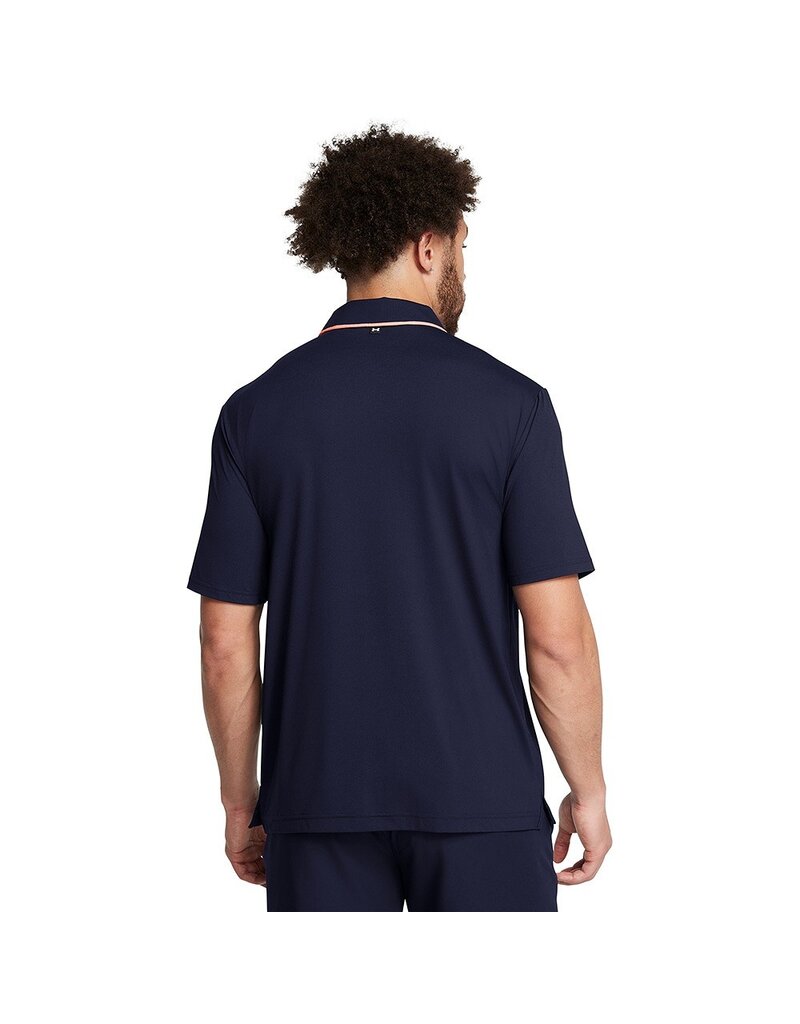 Under Armour UA Iso-Chill Polo-Donker Blauw / Oranje