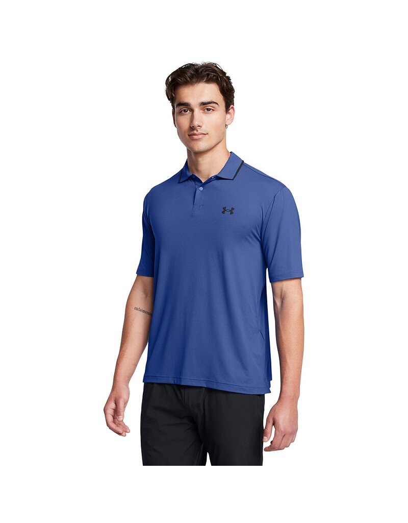 Under Armour UA Iso-Chill Polo-Licht Blauw / Zwart