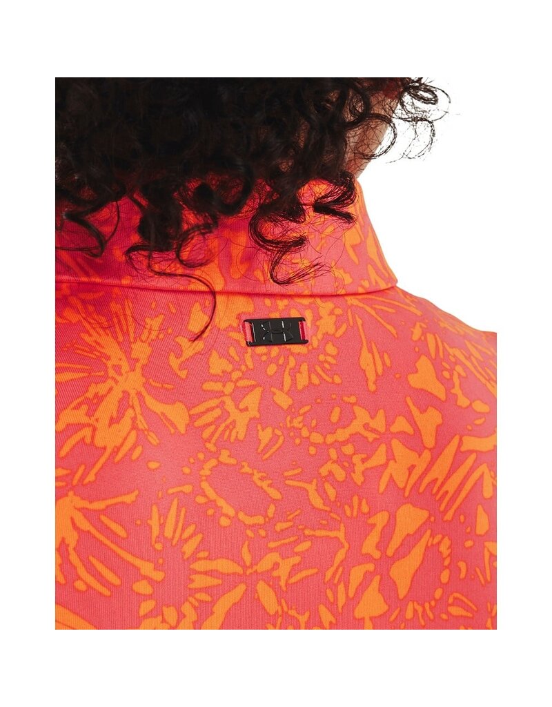 Under Armour UA Zinger Polo SL-Orange Blast / Midnight Navy / Metallic Silver