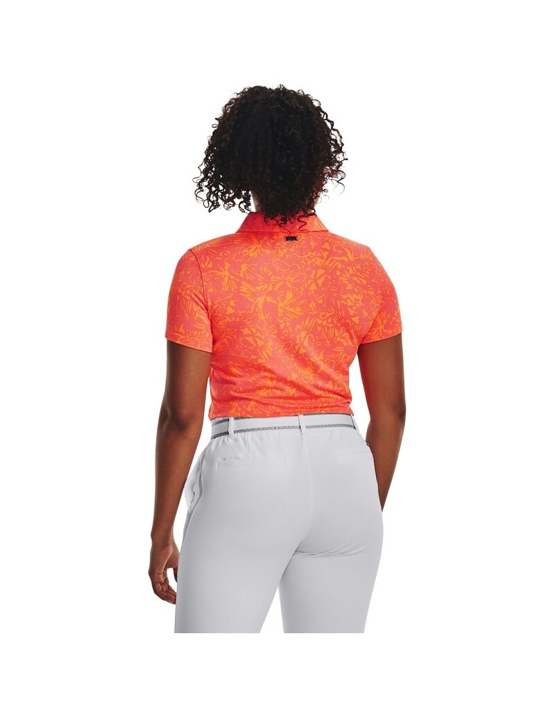 Under Armour UA Zinger Polo SL-Orange Blast / Midnight Navy / Metallic Silver