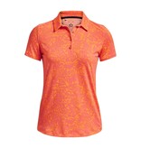 Under Armour UA Zinger Polo SL-Orange Blast / Midnight Navy / Metallic Silver