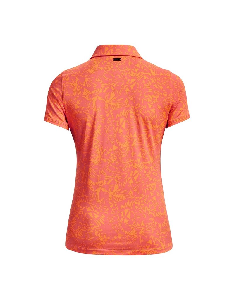Under Armour UA Zinger Polo SL-Orange Blast / Midnight Navy / Metallic Silver