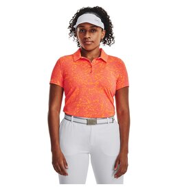 Under Armour UA Zinger Polo SL-Orange Blast / Midnight Navy / Metallic Silver