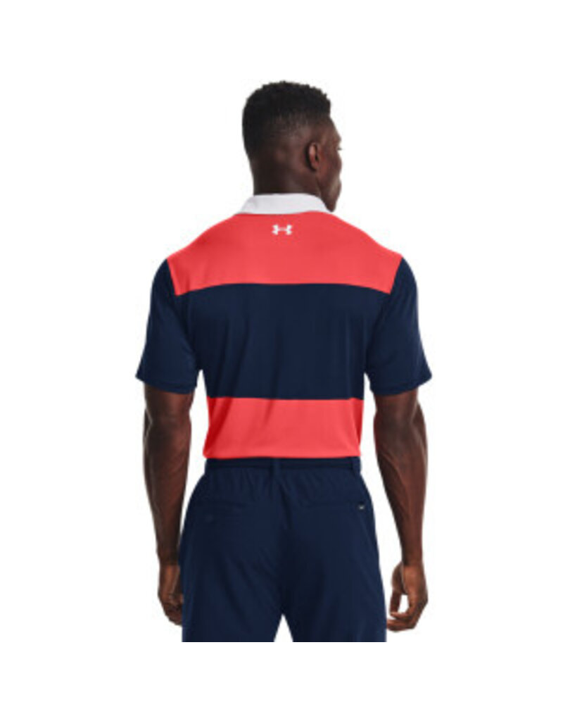 Under Armour UA Playoff Polo 2.0-Rush Red / Academy / White