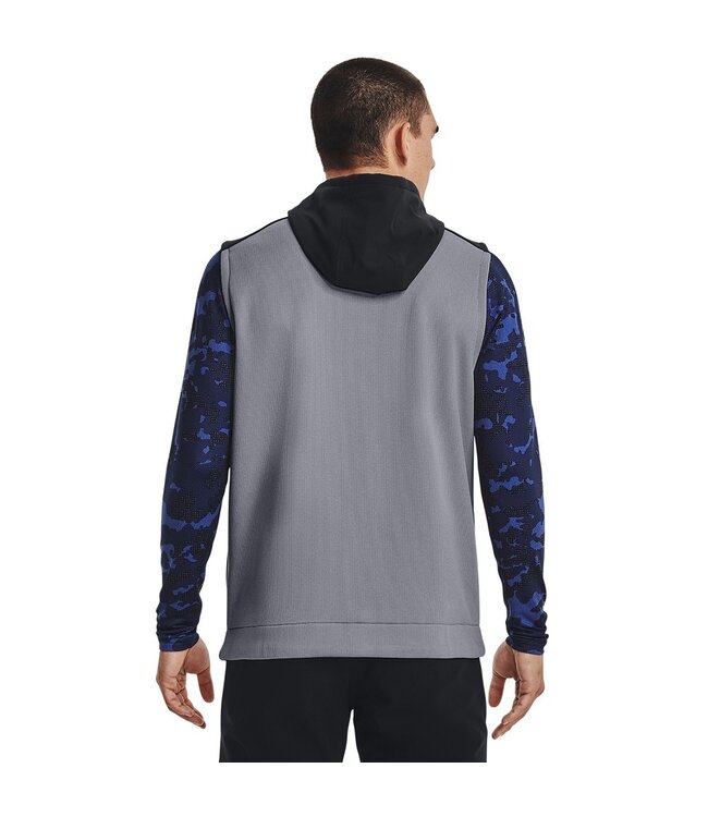 Under Armour UA Storm SweaterFleece Vest - Grijs / Licht Blauw  / Wit