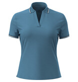 Under Armour Drive SS Rib Polo-Ether Blauw / Dames Golfpolo