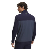 Under Armour UA T2G 1/4 Zip-Midnight Navy / Blauw - Grijs / Golftrui
