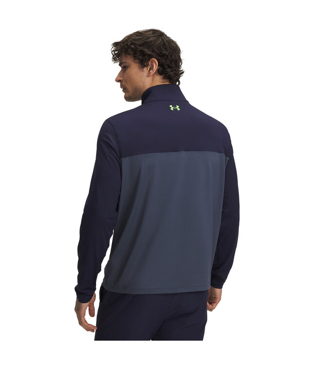 Under Armour UA T2G 1/4 Zip-Midnight Navy / Blauw / Golftrui
