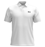 Under Armour UA T2G Pique Polo / Wit / Heren Golfpolo