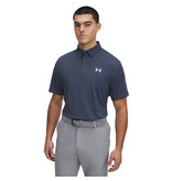 Under Armour UA T2G Pique Polo / Donker Grijs / Heren Golfpolo