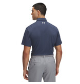 Under Armour UA T2G Pique Polo / Donker Grijs / Heren Golfpolo