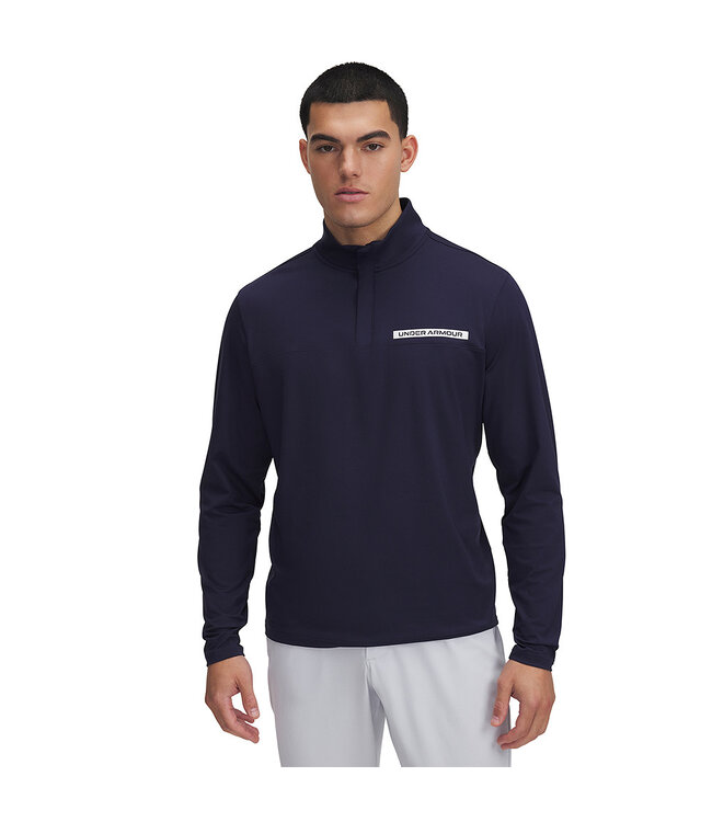 Under Armour UA T2G 1/4 Zip-Midnight Navy / Heren Golftrui
