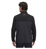 UA T2G 1/4 Zip-Midnight Navy / Zwart - Antraciet / Heren Golftrui