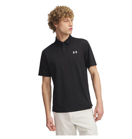 Under Armour UA T2G Pique Polo / Zwart / Heren Golfpolo
