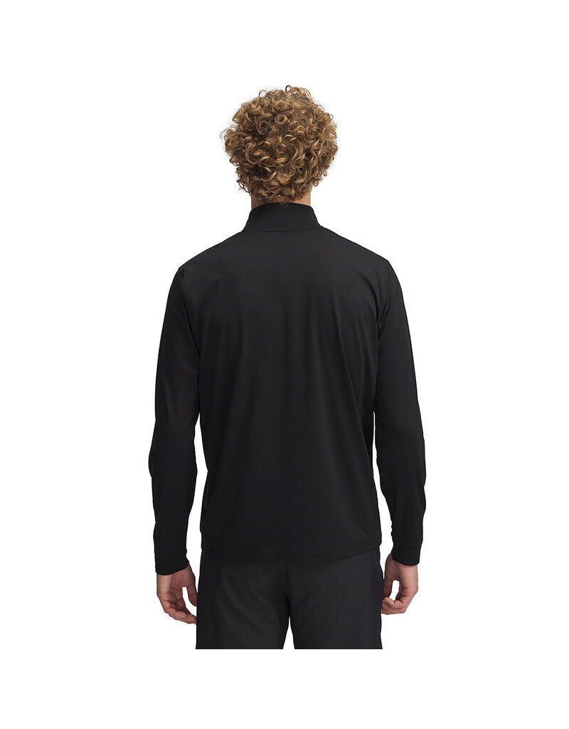 Under Armour UA Drive 1/4 Rits - Zwart - Heren Golftrui