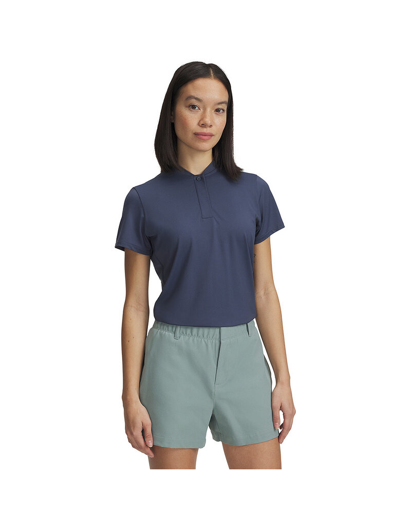 Under Armour UA Drive Chill SS Polo / Grijs-Blauw / Dames Golfpolo