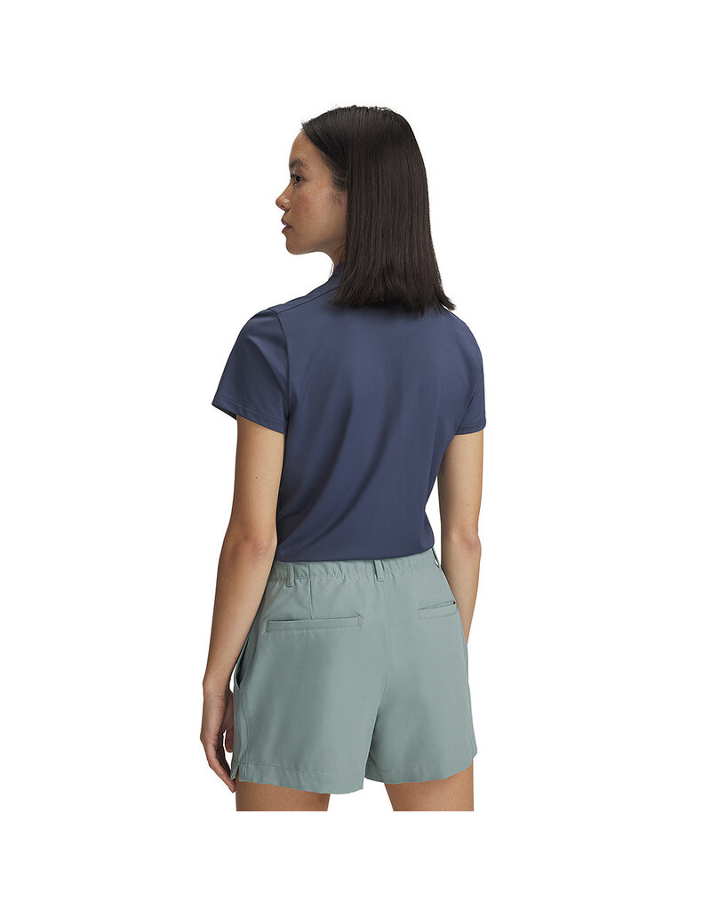 Under Armour UA Drive Chill SS Polo / Grijs-Blauw / Dames Golfpolo