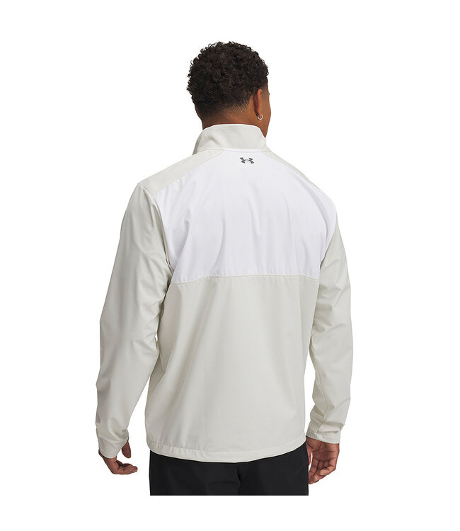 Under Armour UA Drive Wind Half Zip / Wit / Heren Golftrui