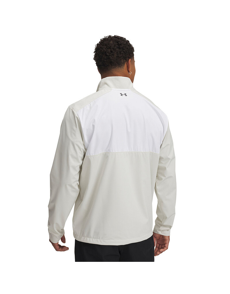 Under Armour UA Drive Wind Half Zip / Wit / Heren Golftrui