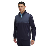 Under Armour UA Drive Wind Half Zip / Donkerblauw / Heren Golftrui
