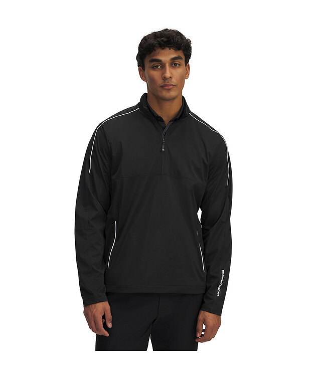 Under Armour UA Drive Wind Half Zip / Zwart / Heren Golftrui