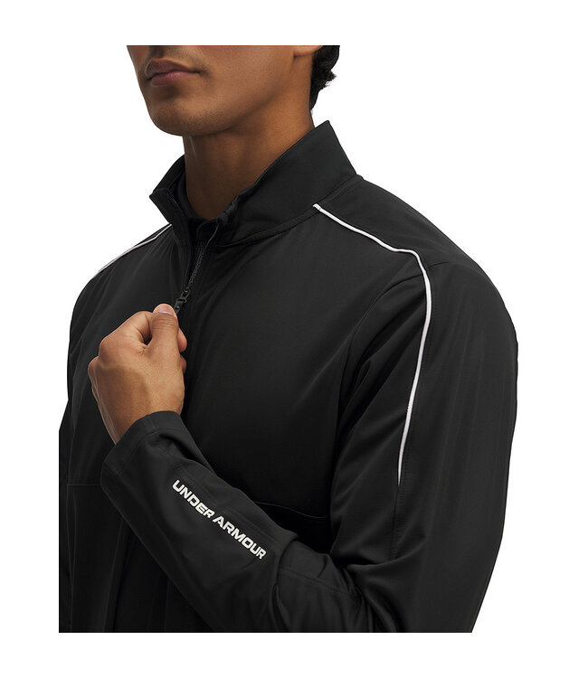 Under Armour UA Drive Wind Half Zip / Zwart / Heren Golftrui