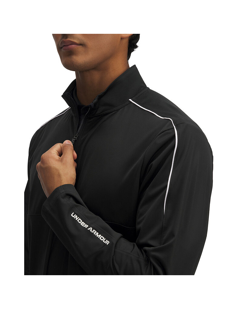 Under Armour UA Drive Wind Half Zip / Zwart / Heren Golftrui