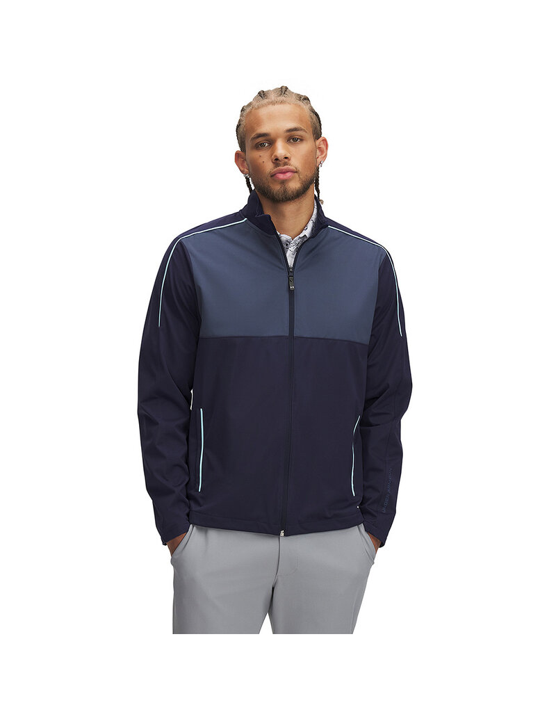 Under Armour UA Drive Wind Full Zip / Donkerblauw / Heren Golftrui