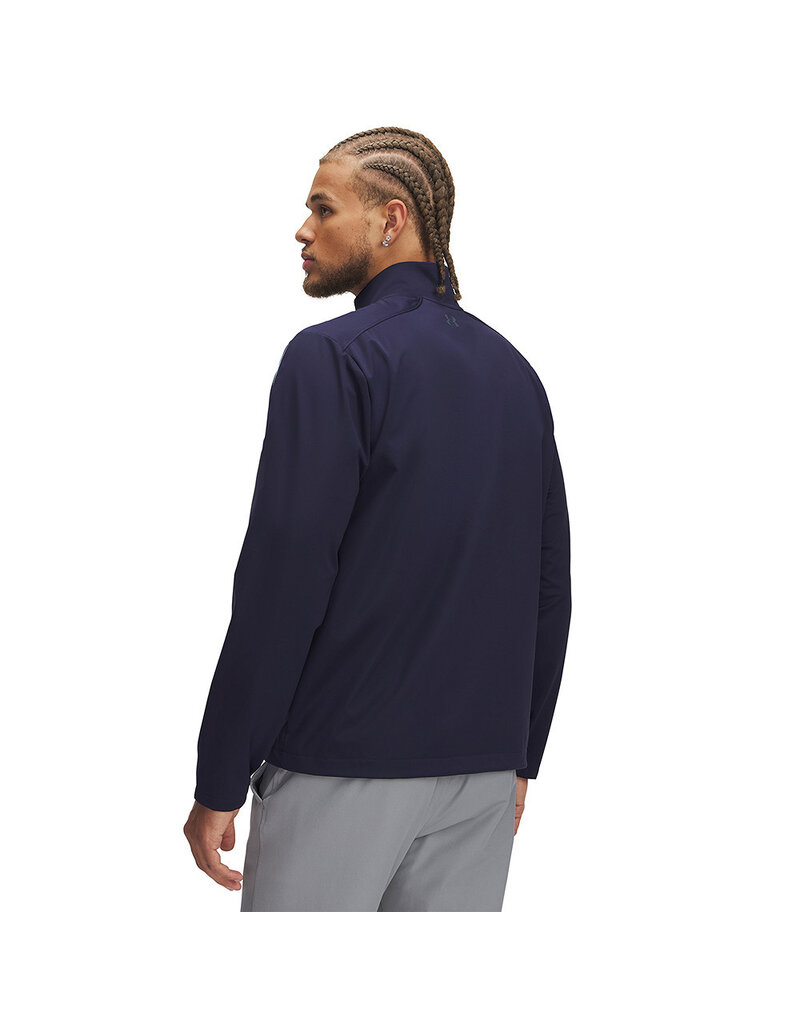 Under Armour UA Drive Wind Full Zip / Donkerblauw / Heren Golftrui