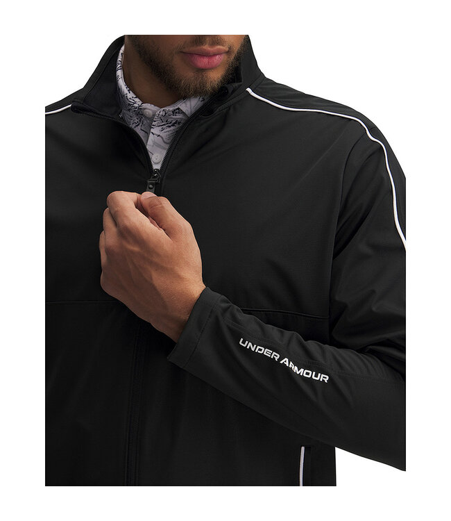 Under Armour UA Drive Wind Full Zip / Zwart / Heren Golftrui