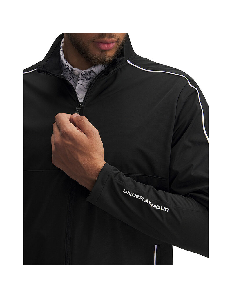 Under Armour UA Drive Wind Full Zip / Zwart / Heren Golftrui
