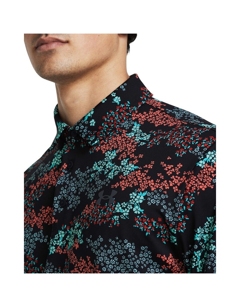 Under Armour Herenpolo UA Playoff 3.0 Printed - Golf - Muticolour / Teal / Azalea / Camo