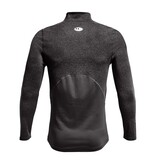 Under Armour UA CG Armour Fitted Mock // Light Heather // Zwart