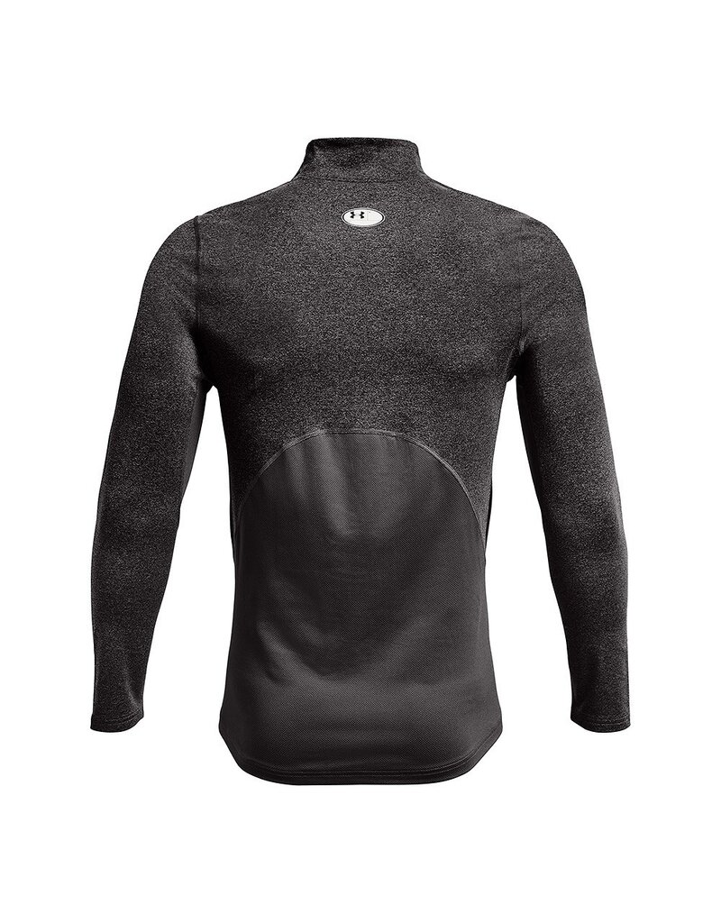 Under Armour UA CG Armour Fitted Mock // Light Heather // Zwart