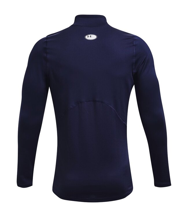 Under Armour UA CG Armour Fitted Mock-Midnight Navy /  / White
